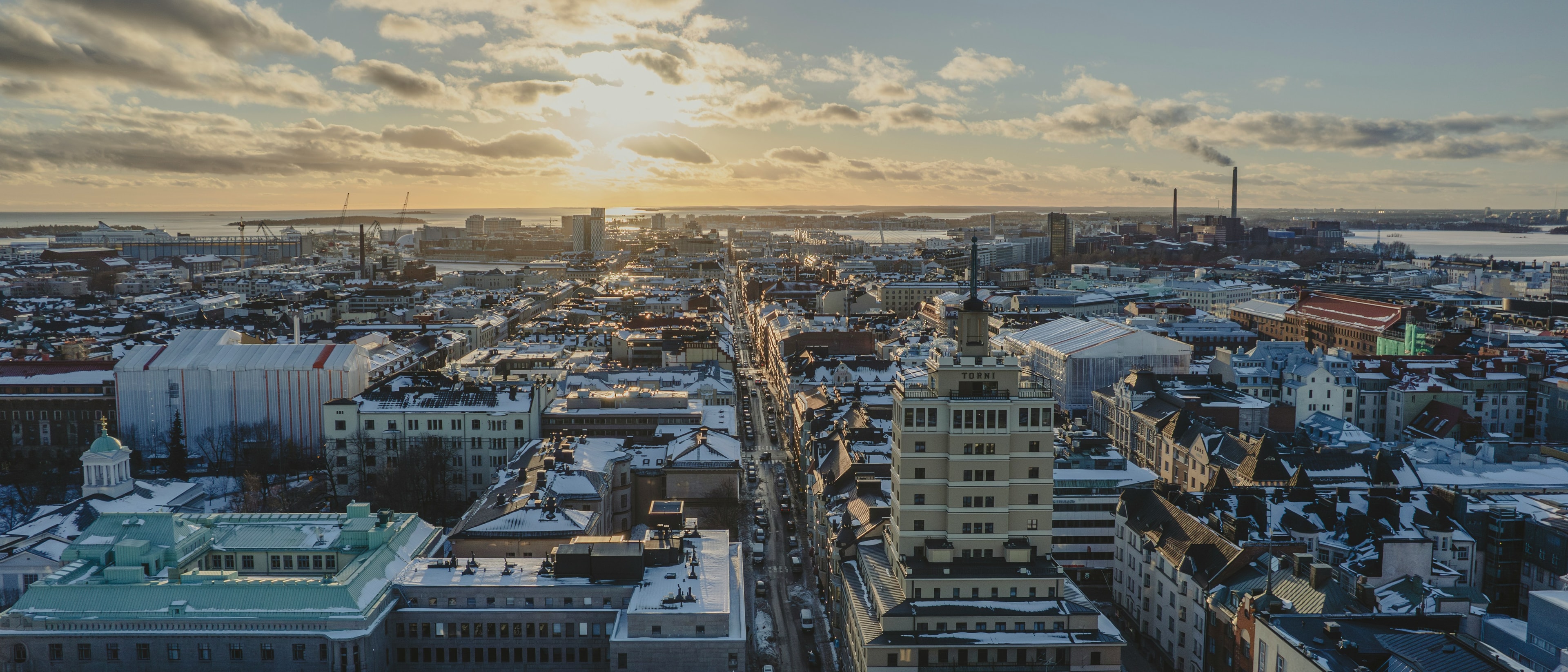 Helsinki city view